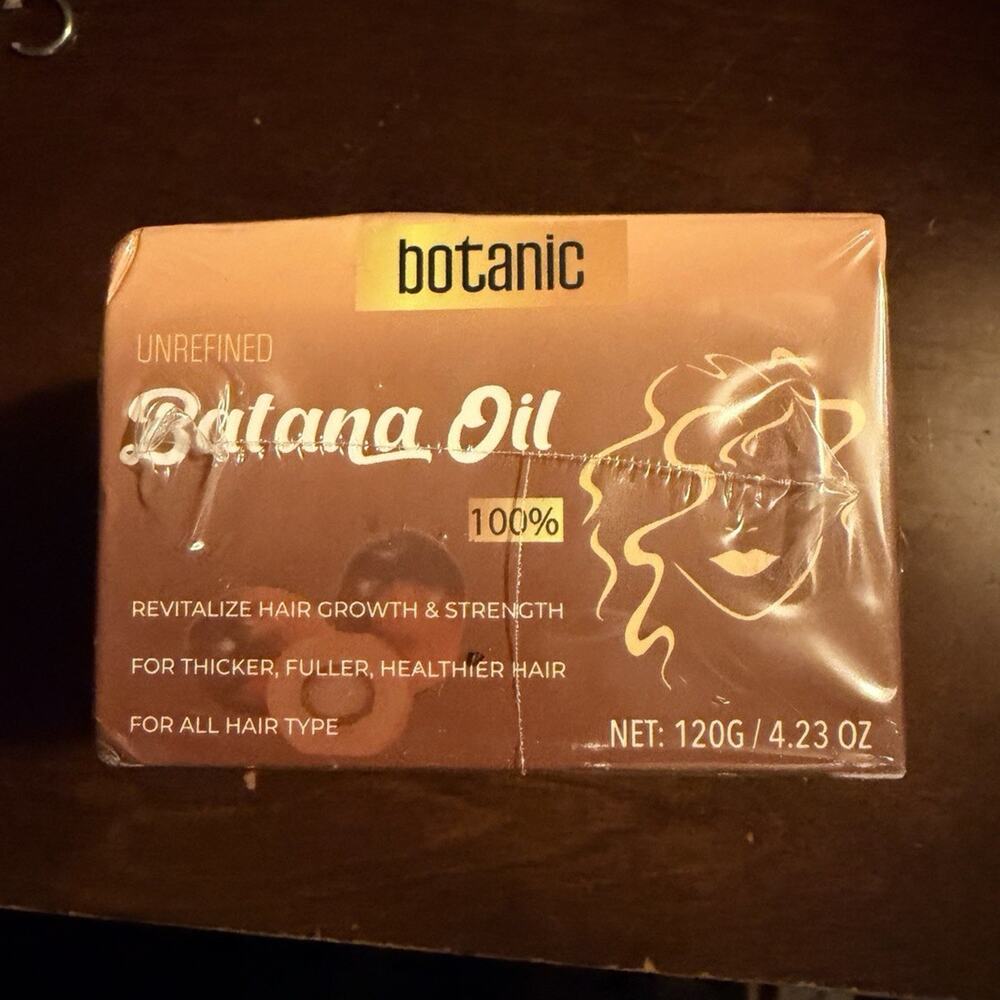 Botanic Unrefined 100% Batana Oil Hair Treatment 4.23 oz (120g)
